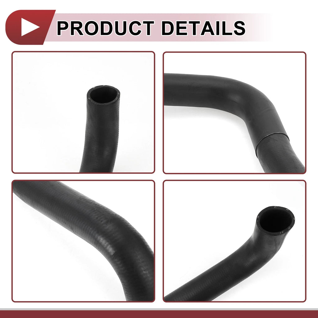 Radiator Coolant Hose for Lexus LS400 (1990–1994) No. 1657250020 Rubber Black