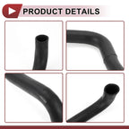 Radiator Coolant Hose for Lexus LS400 (1990–1994) No. 1657250020 Rubber Black