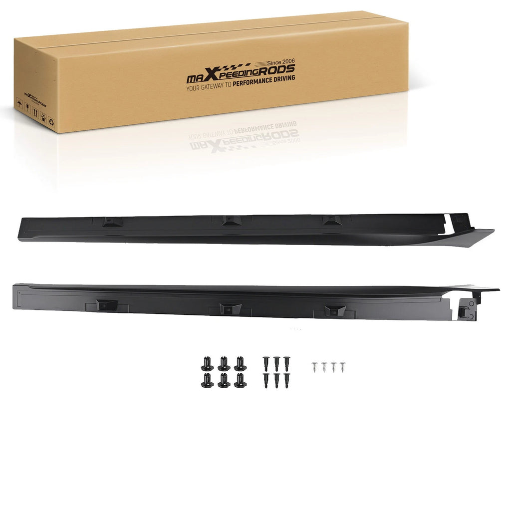 2pcs ABS Side Skirt Kit for Honda Civic Sedan 4DR Si (2016–2021) Matte Black