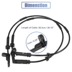 ABS Wheel Speed Sensor Rear Left & Right for BMW X3 X4