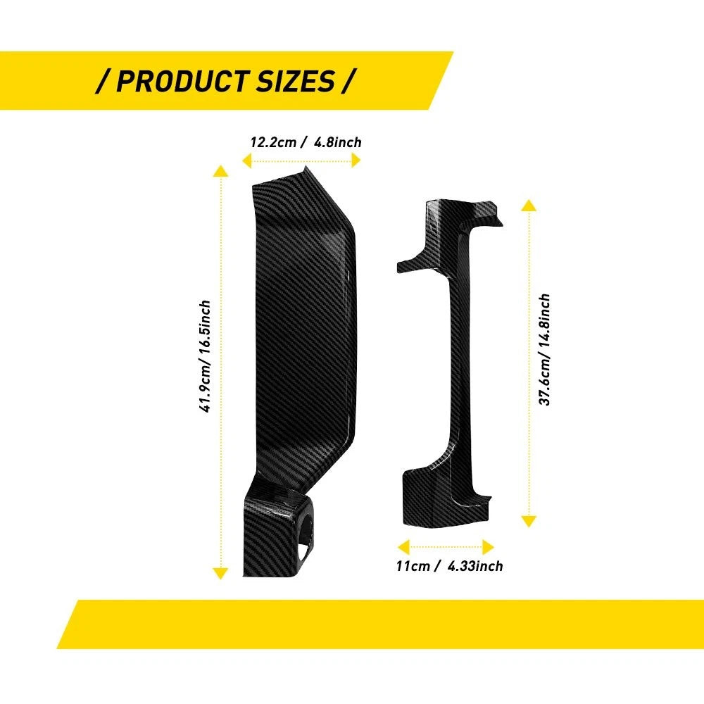 Dashboard Panel Frame Trim for Toyota Tacoma (2024–2025) ABS Carbon Fiber