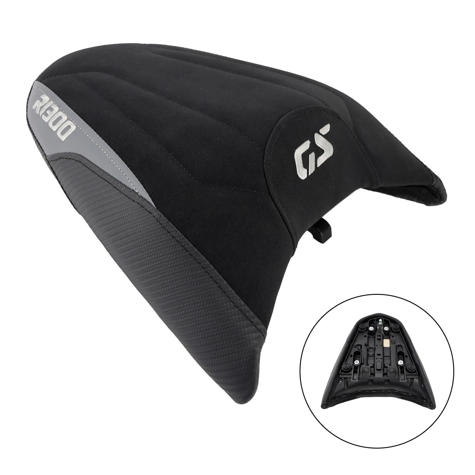 Rear Seat Passenger Cushion for BMW R1300GS (2024-2025) - Gray PU