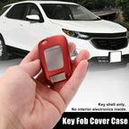 TPU Key Fob Cover for Chevrolet Impala (2014–2019) Red 745065754856