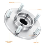 Set of 2 Wheel Hubs for Nissan Altima 2.5L (2002–2006) 5 Studs