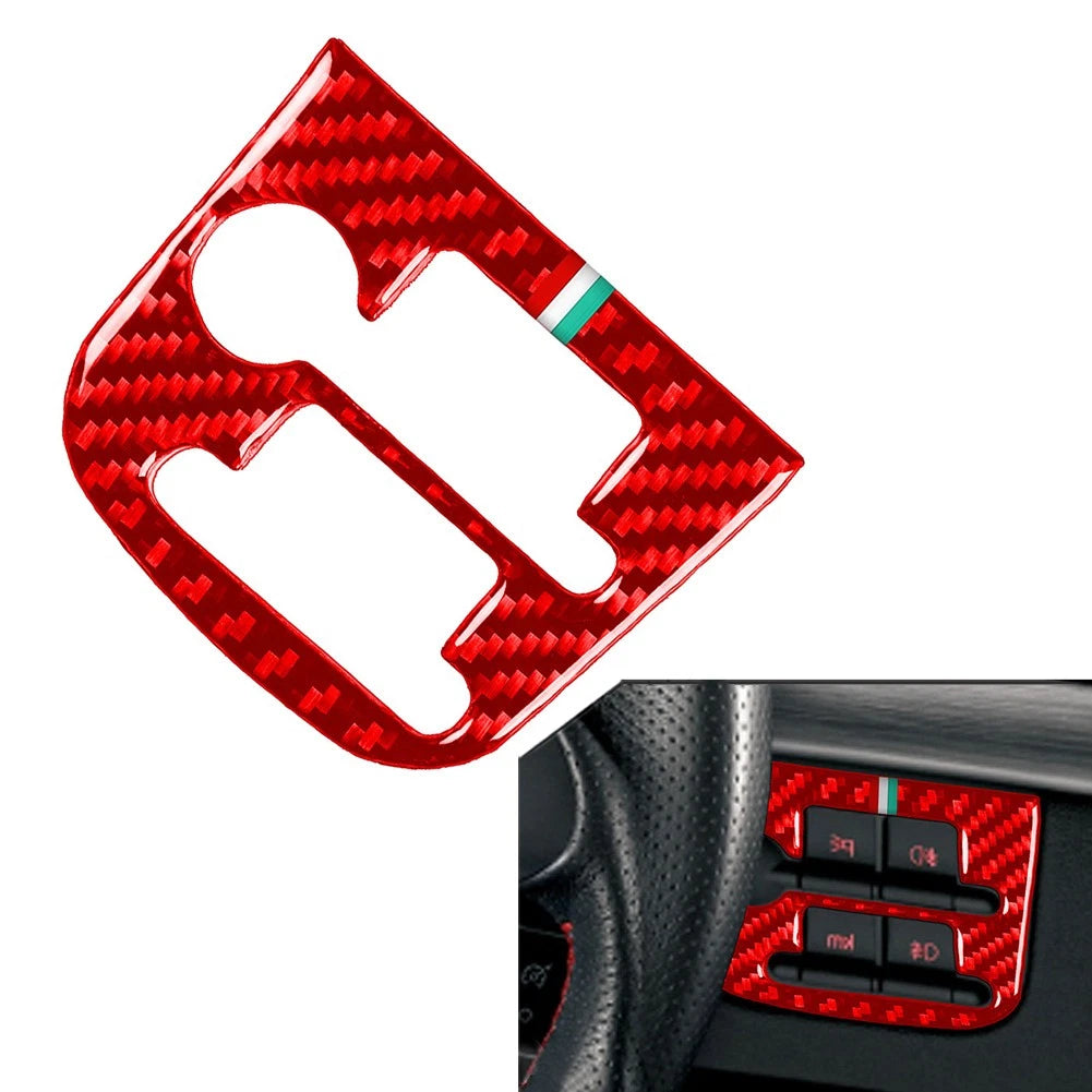 Headlight Switch Control Panel Cover Trim Red for Alfa Romeo 159 Brera Spider (2006–2011)