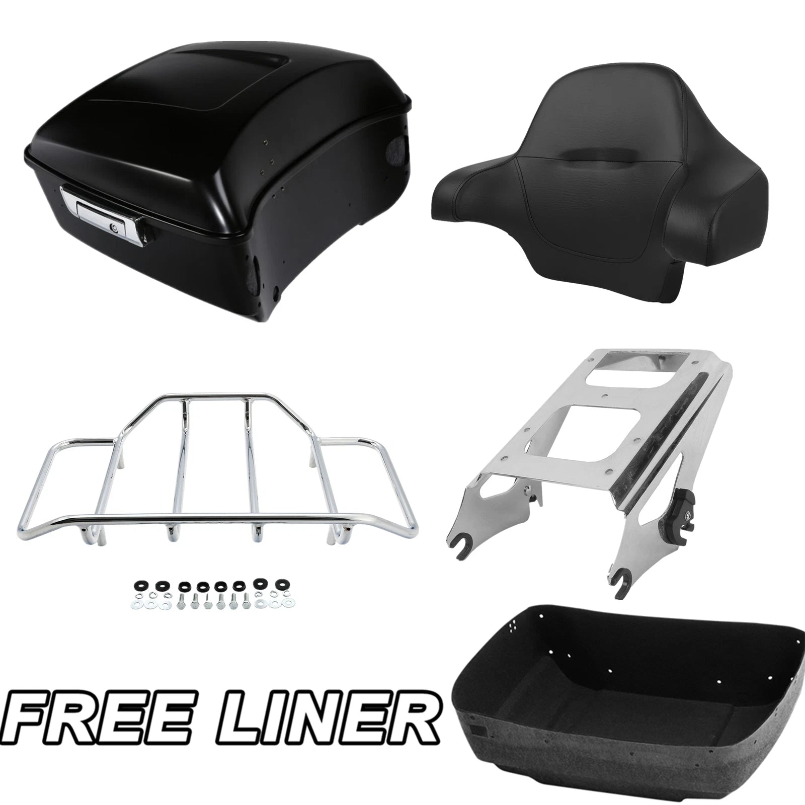 Trunk Pad Mount Rack for Harley Electra Glide (2009–2013)