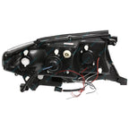 Angel-eye Projector LED Chrome Headlights for Landcruiser 200 Series (2007-2015)