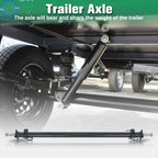 Heavy Duty 3500lb Idler Trailer Axle for Trailers (Various Models)
