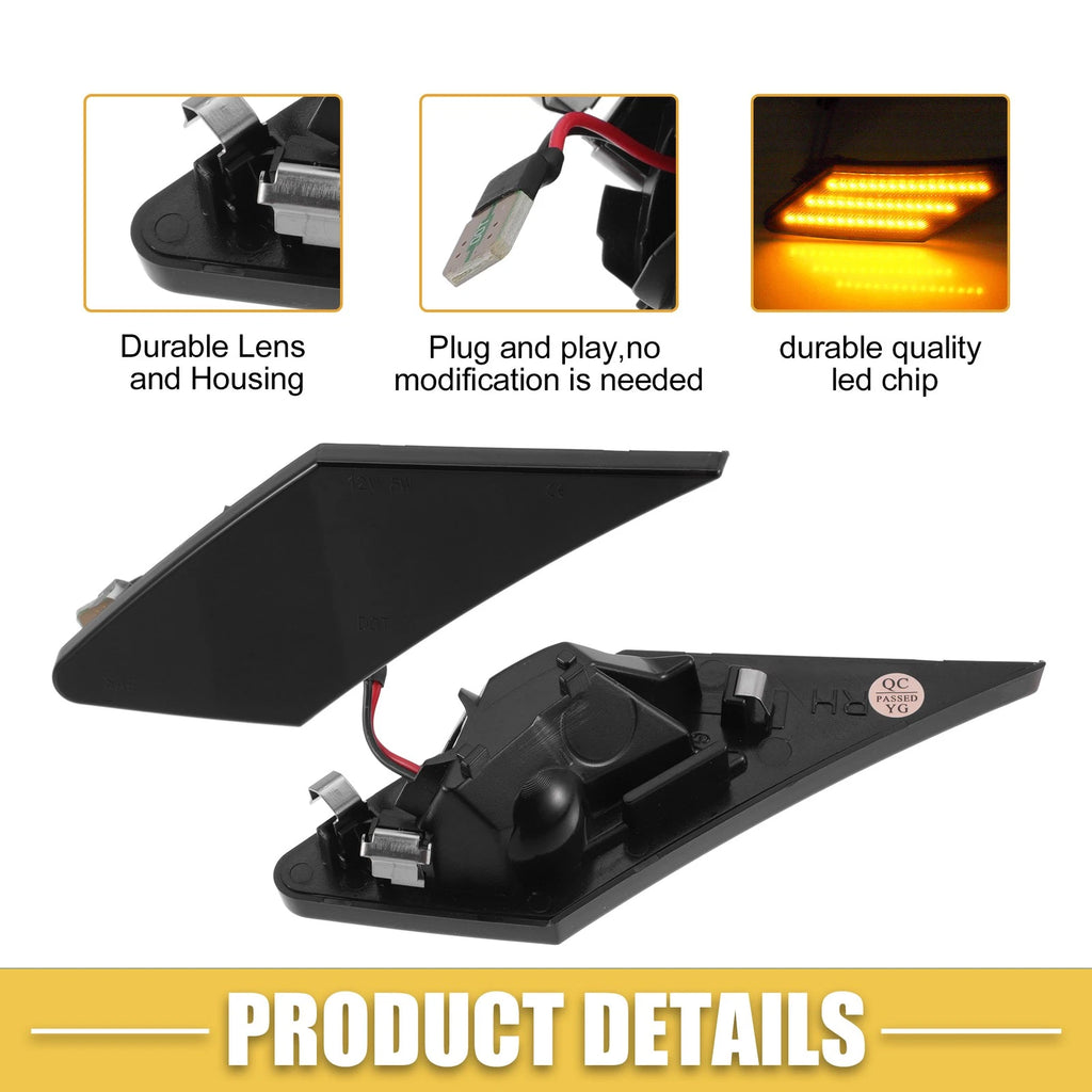 Pair Front LED Side Marker Lights 84912CA150 for Scion FR-S (2013–2016)