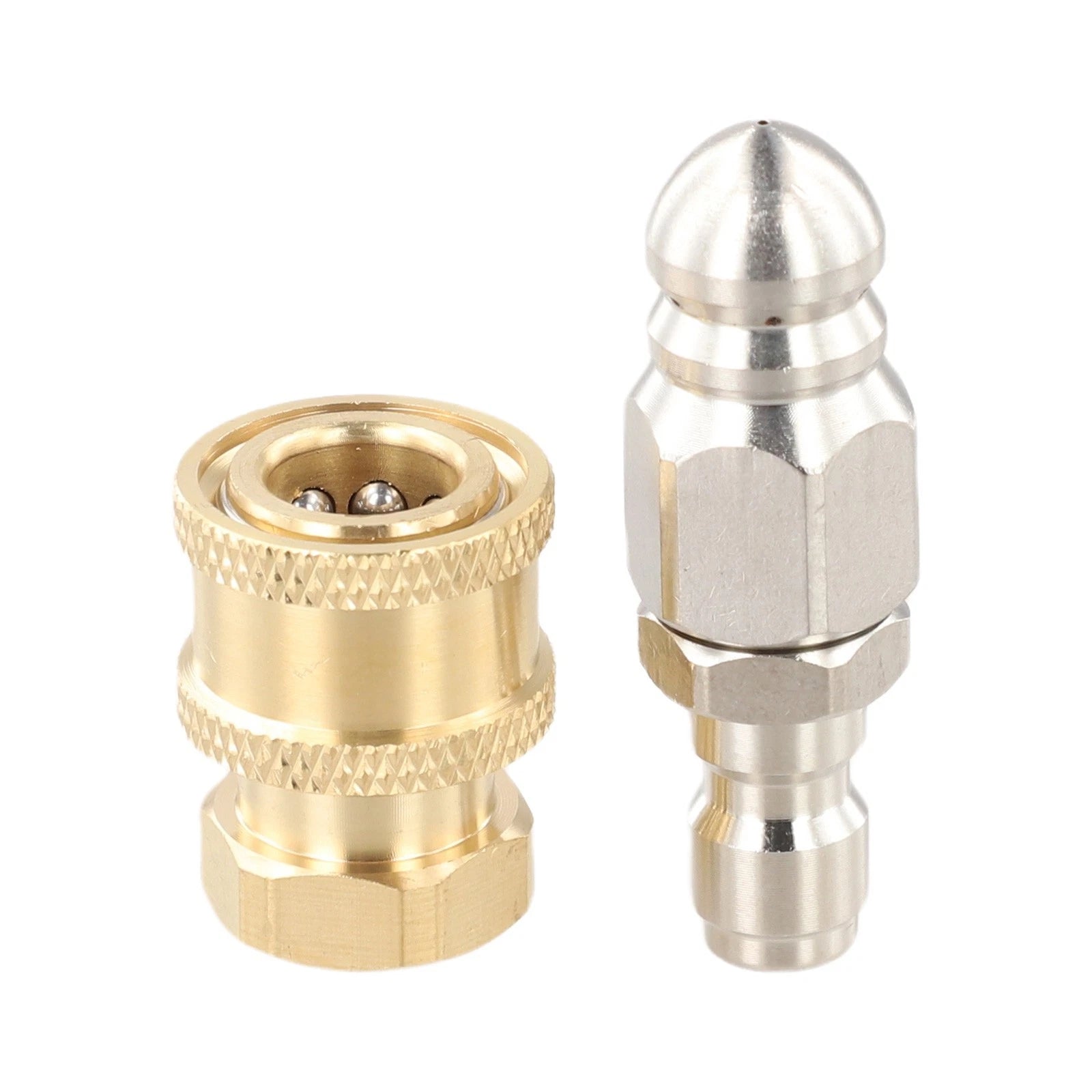 Set of 2 Pressure Washer Sewer Jetter Nozzles 5000 PSI (14 Inch)