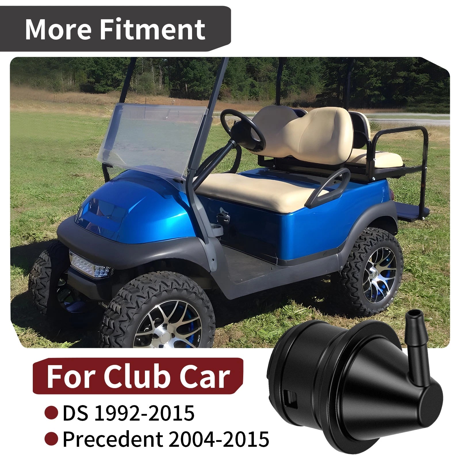 Fuel Tank Vent Assembly for Club Car DS (1992-2013)