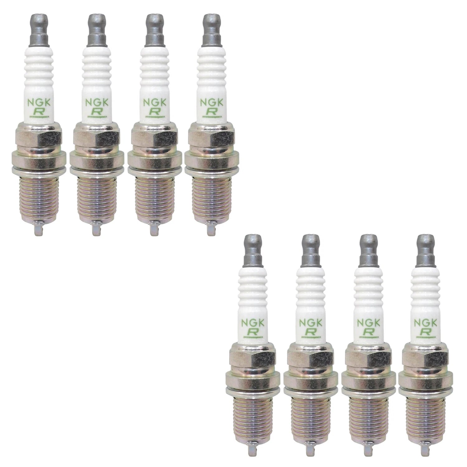 Set of 8 NGK Standard Spark Plugs for Audi A6 Quattro S4 S6 4.2 V8 (2000–2005)