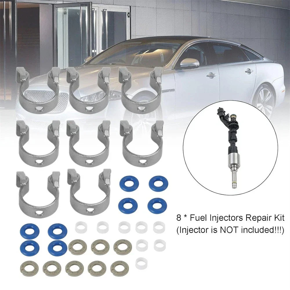 8 x Fuel Injector Repair Seal Kit for Range Rover Jaguar 5.0L V8 (2010-2012)