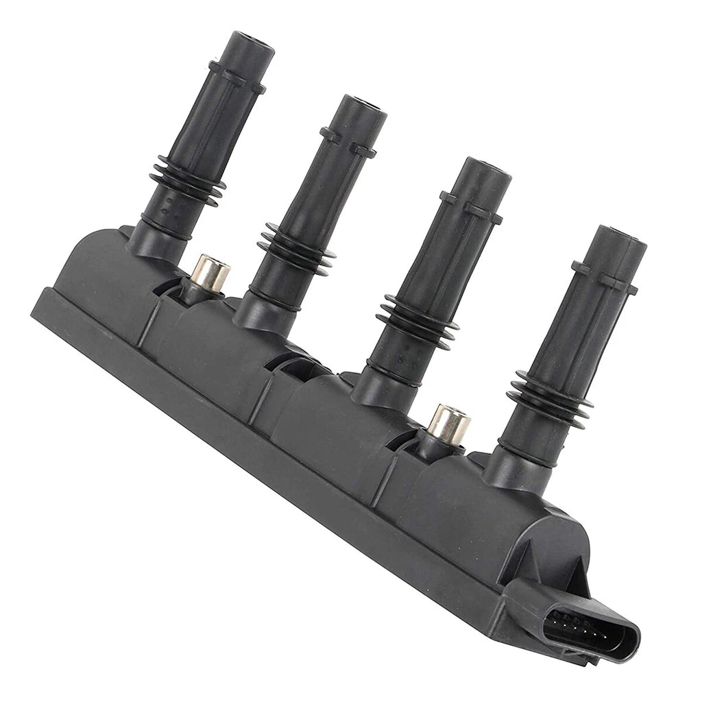 OEM Ignition Coil + 4 Spark Plugs for Buick Cadillac Chevy Cruze Sonic Trax (2011–2021) UF669