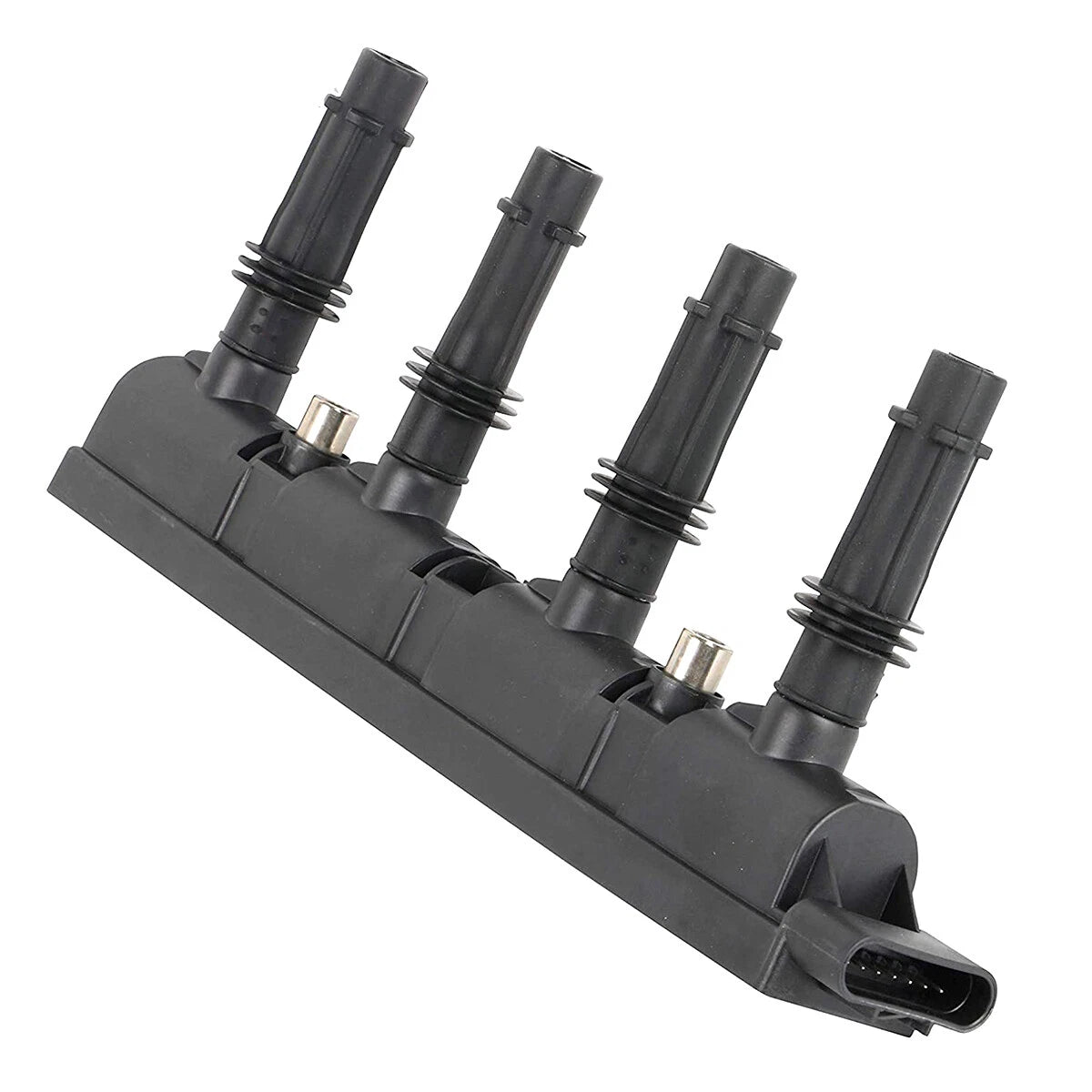 OEM Ignition Coil + 4 Spark Plugs for Buick Cadillac Chevy Cruze Sonic Trax (2011–2021) UF669