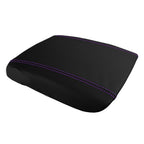 Leather Console Armrest Cover for Cadillac Escalade (2002–2006) Purple Stitch