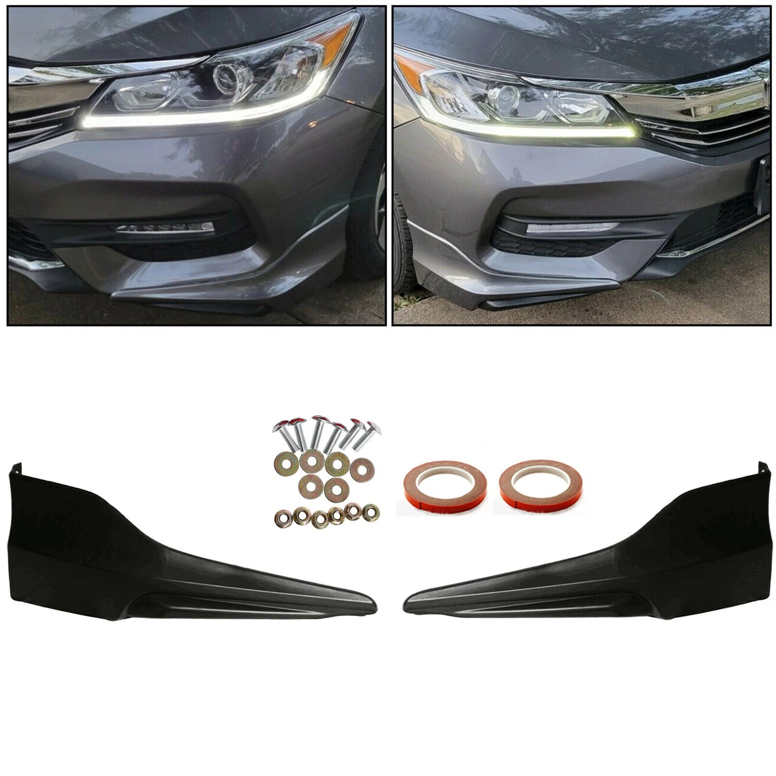 Front Bumper Lip Splitter for Honda Accord (2016–2017) HFP Style