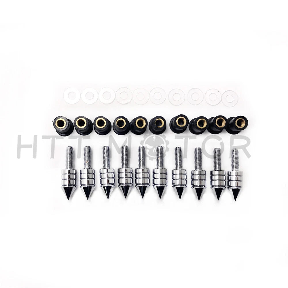 10X Windscreen Windshield Bolts Screw Kit for Honda Suzuki Yamaha Kawasaki