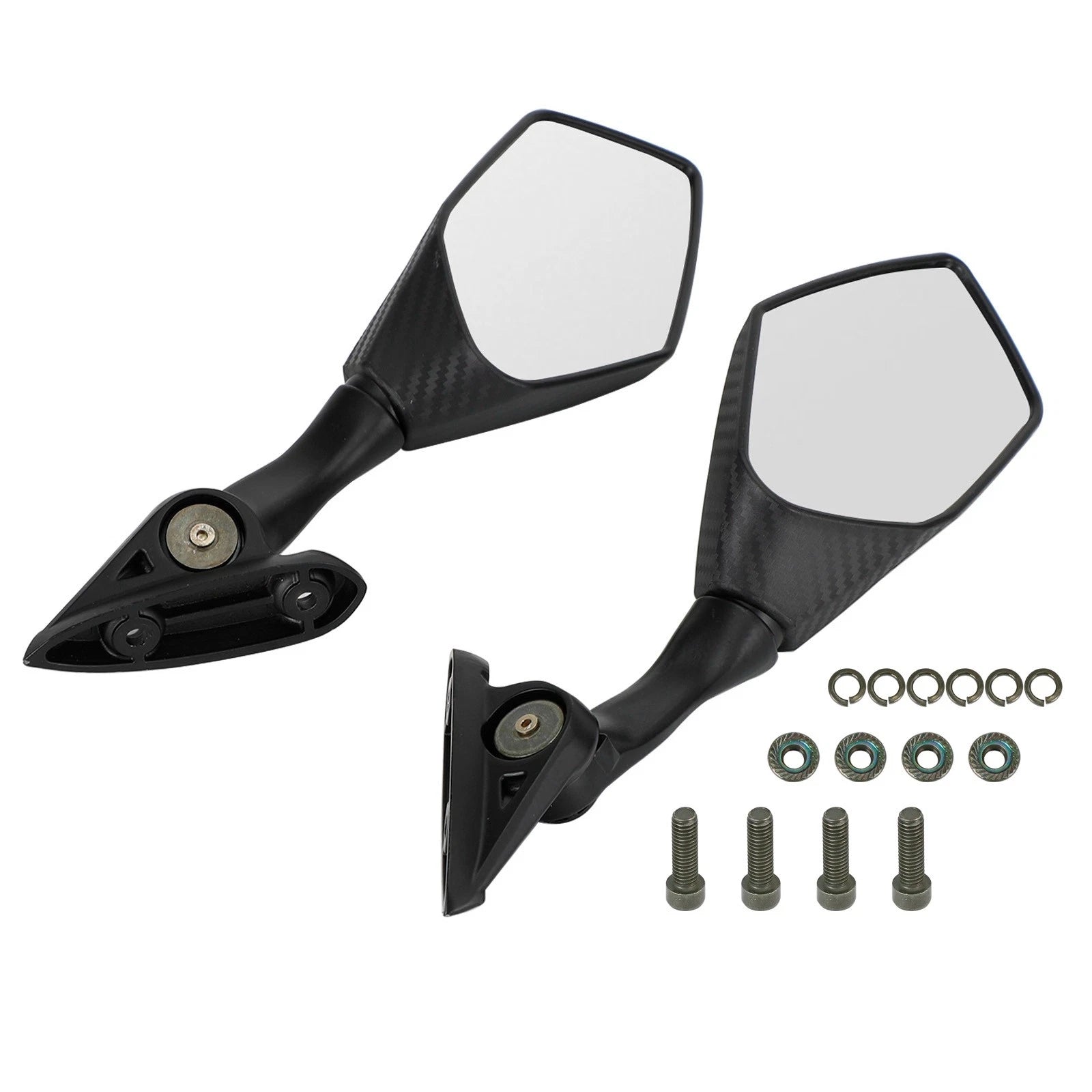 Pair Rearview Mirrors for Yamaha NMax GPD 125 155 YZF-R3 R25 (2015–2021)