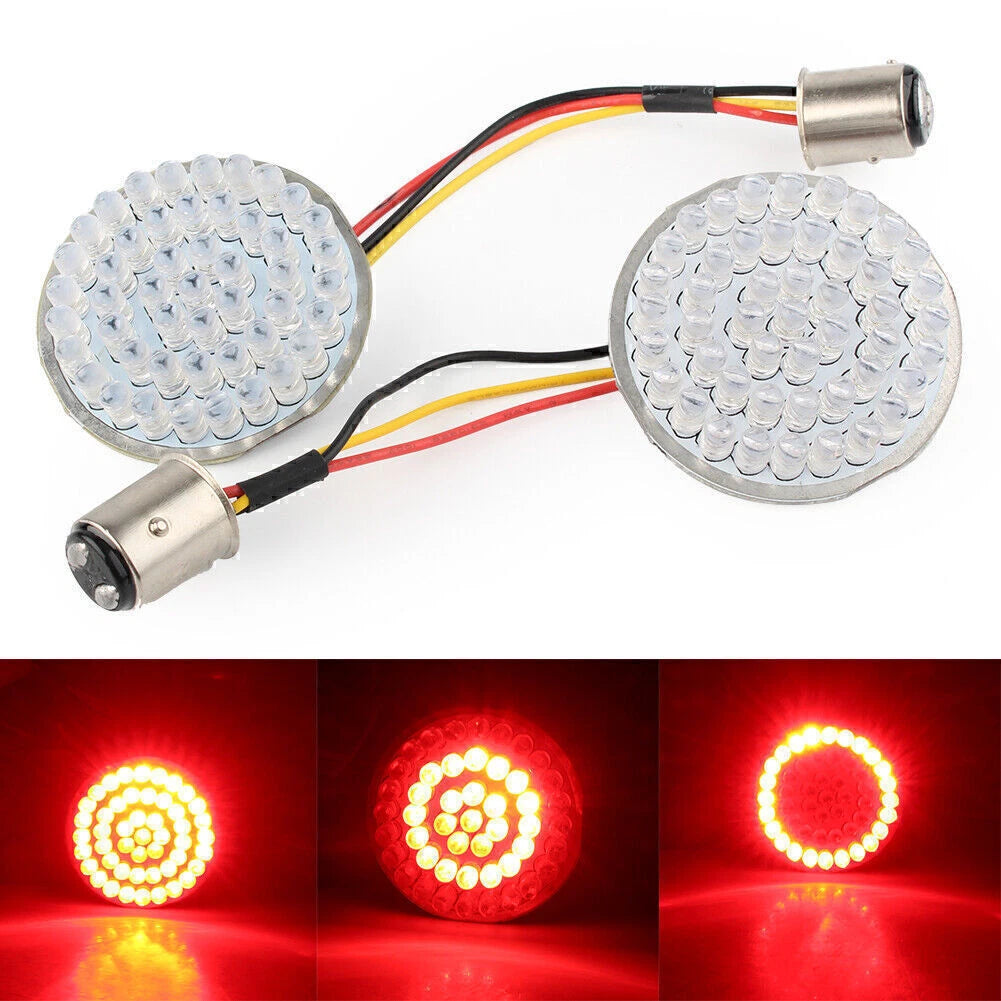 2X LED Rear Turn Signal Lights 1157 for Harley Touring (US)