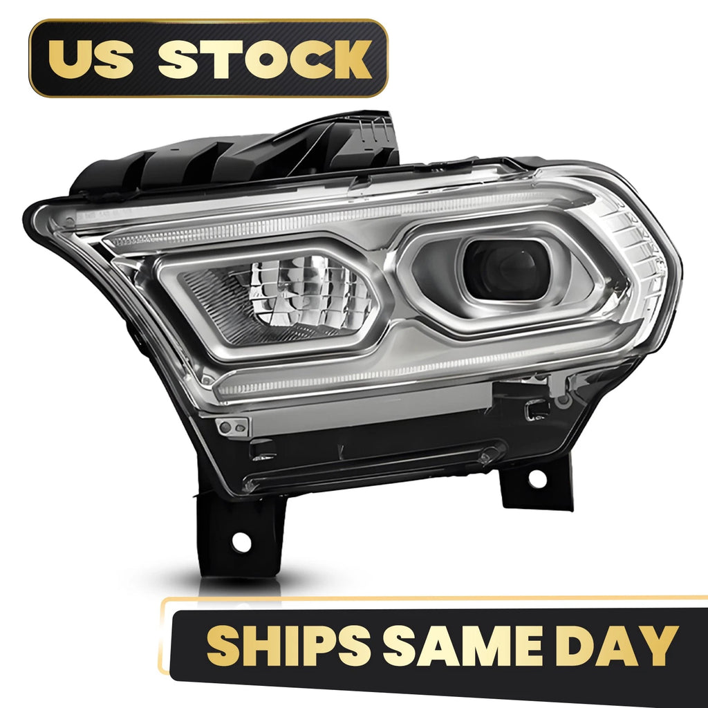 Full LED Projector Headlight for Dodge Durango (2021–2024) Chrome Left