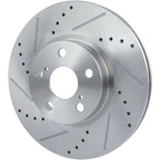 Front Drilled Slotted Brake Rotors for Toyota Matrix Corolla Scion xD (2003–2013)