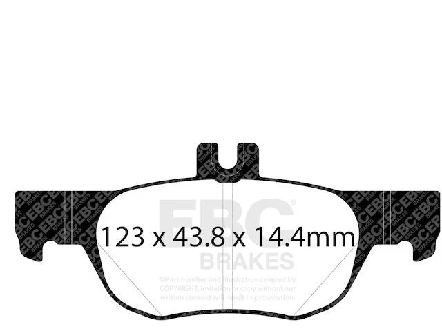 Rear Brake Pad Set for Mazda 3 (2019–2025) VJ419KV