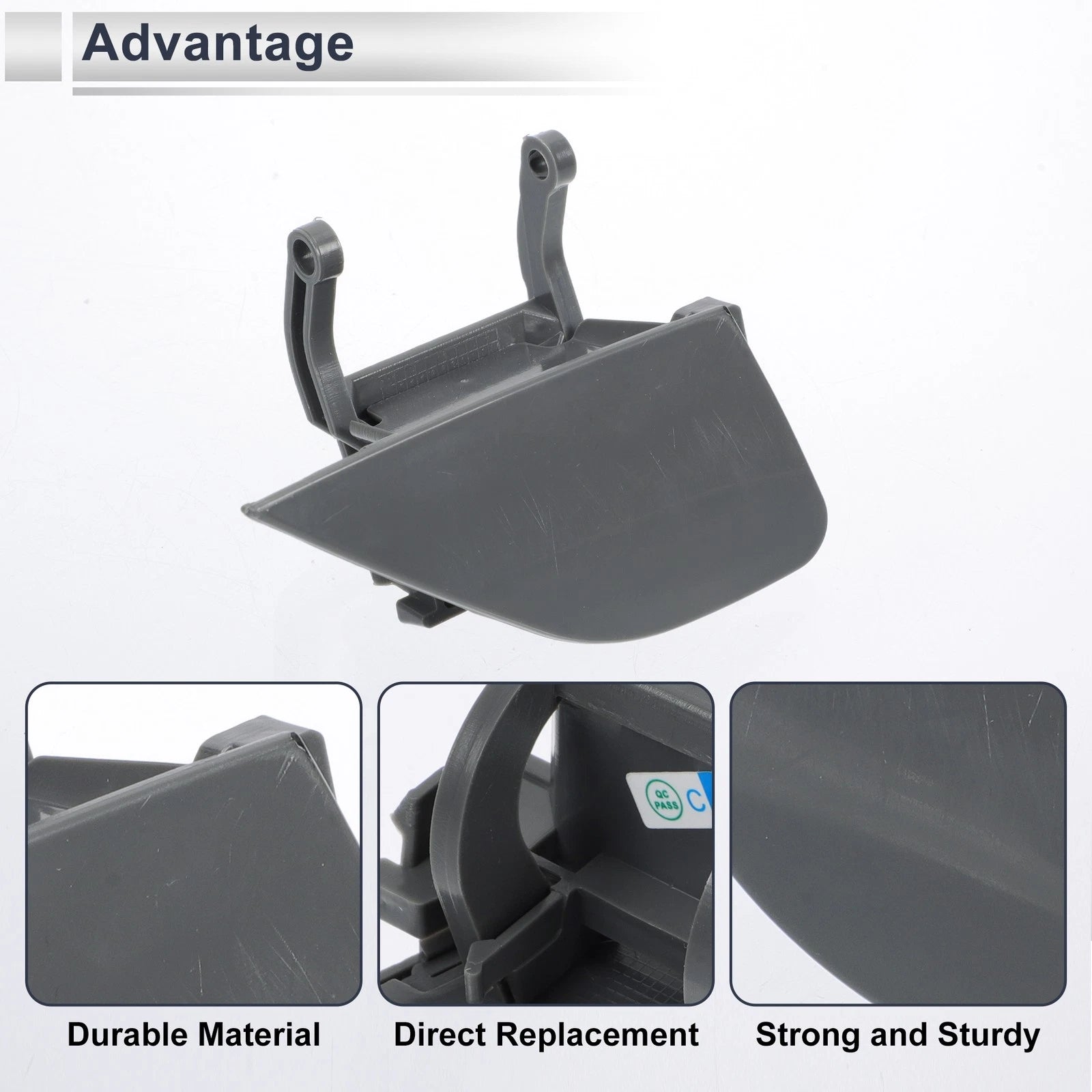 Headlight Washer Nozzle Cover Cap for BMW 750i (Unpainted)