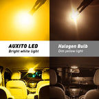 AUXITO T10 168 194 2825 LED Side Marker Light Bulb for (3000K)