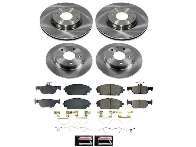 Front and Rear Brake Pad and Rotor Kit for Mazda CX-30 (2020–2023) ZY724GK