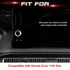 Audio Volume Control Knob Cover Ring Decal for Honda Civic, CR-V (2023-2026)