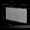 Aluminum Core Radiator for Honda Civic/Acura ILX (2012–2015) DPI 13221