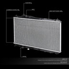 Aluminum Core Radiator for Honda Civic/Acura ILX (2012–2015) DPI 13221