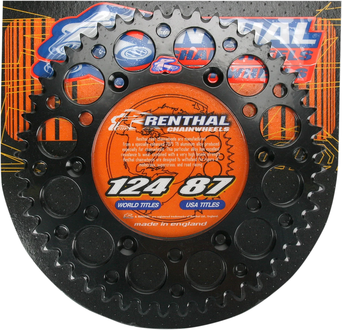 52 Tooth Aluminum Rear Sprocket for Renthal (Gas)