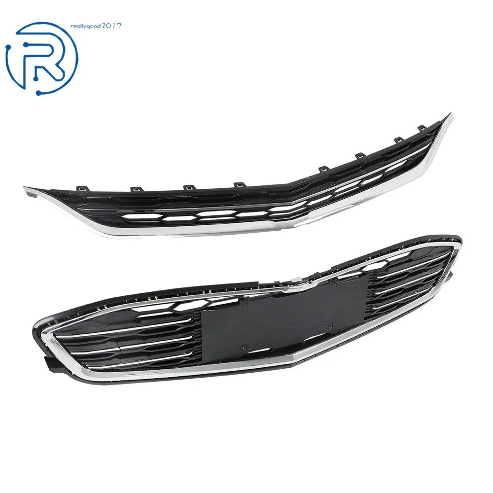 Front Bumper Grille Honeycomb Mesh for Chevy Malibu (2016-2018)