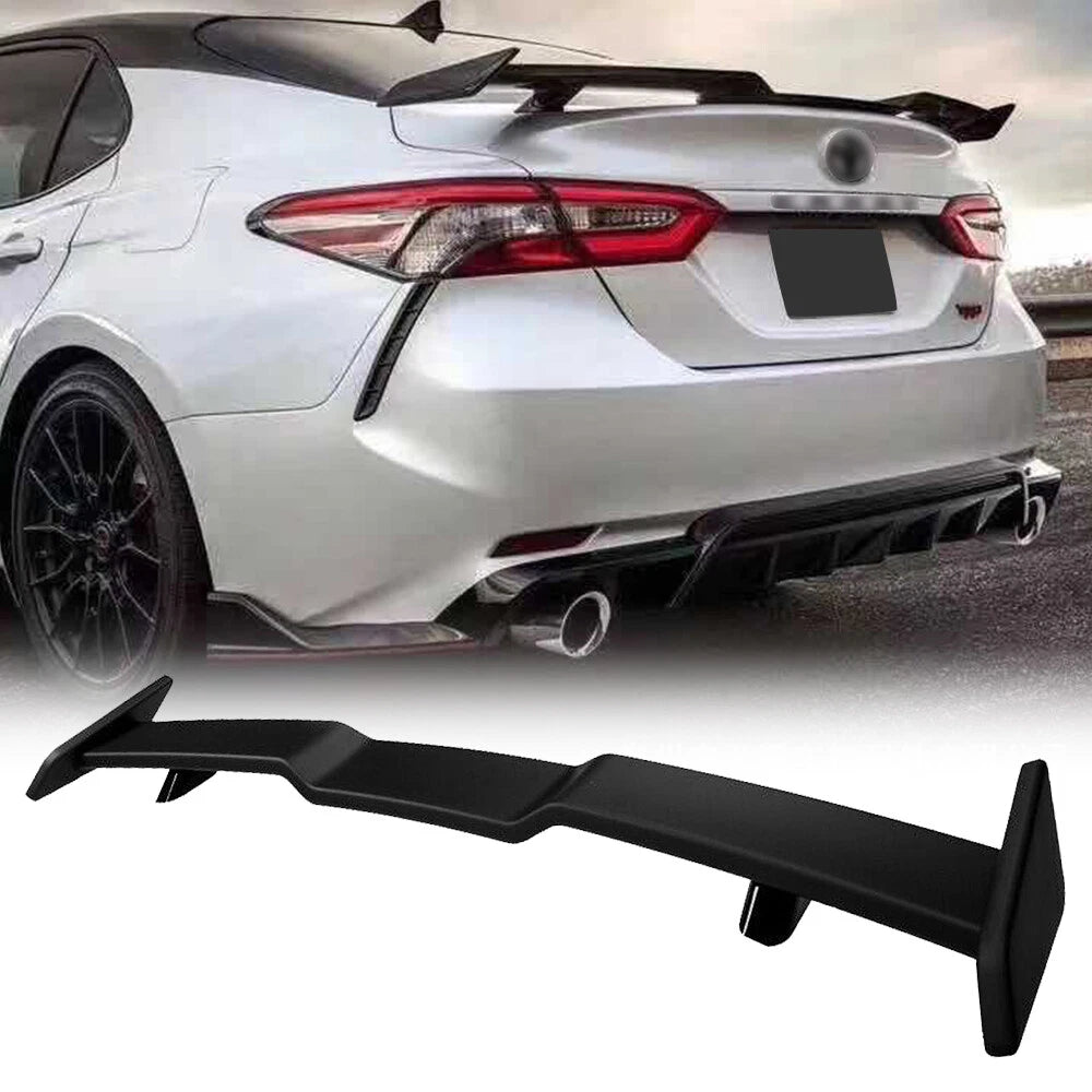 Matte Black JDM TRD Style Highkick Trunk Spoiler for Toyota Camry (2018–2023)