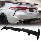 Matte Black JDM TRD Style Highkick Trunk Spoiler for Toyota Camry (2018–2023)