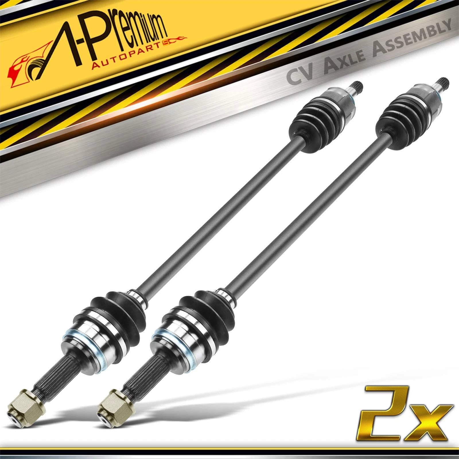 Pair Rear CV Axle Assembly for Toyota RAV4 (2006-2017, 2018) 4WD AWD GAS