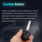 2 Button Keyless Entry Remote Key Shell Cover for Mitsubishi (No Chip)