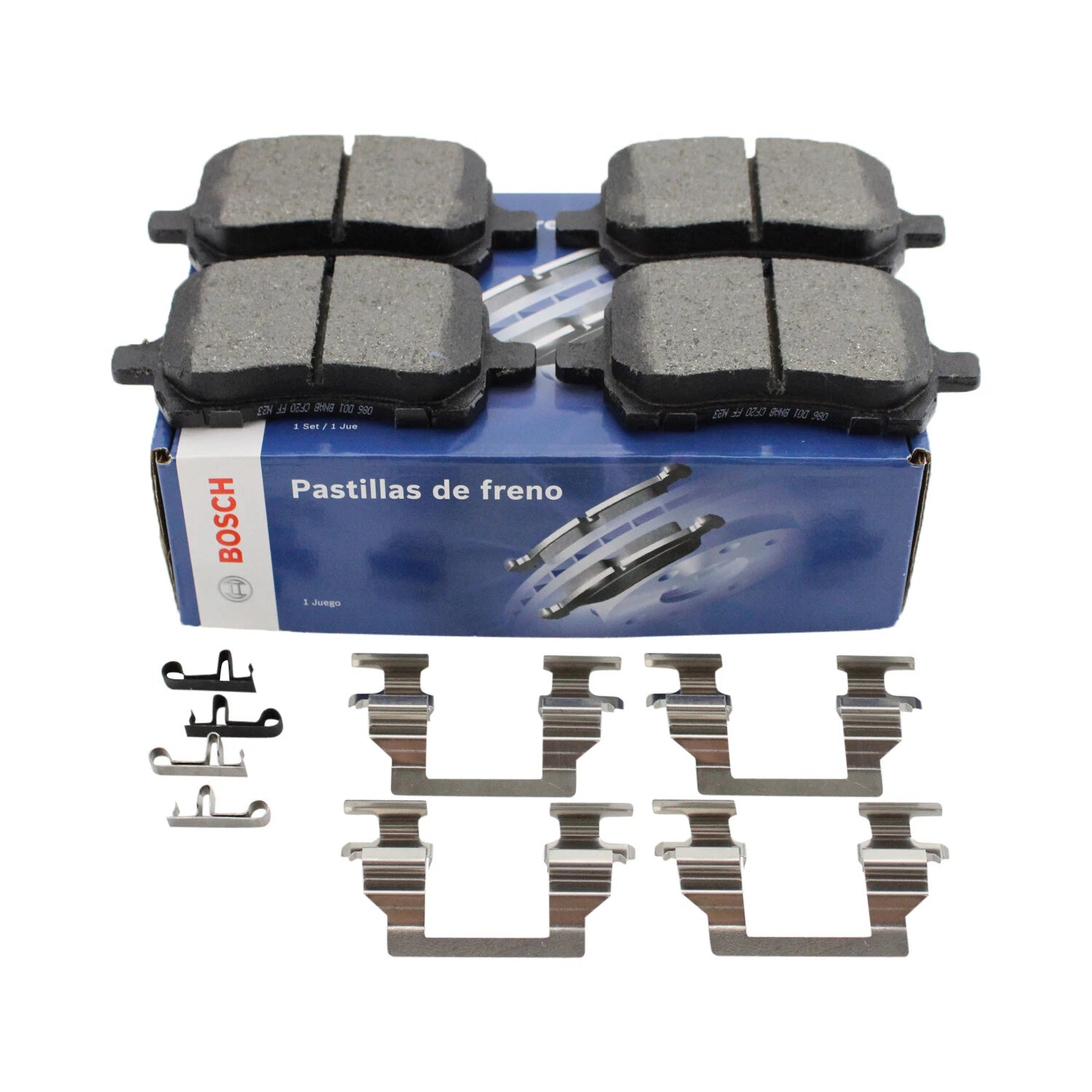 Front Blue Disc Brake Pads for Chevy Cobalt HHR Malibu Pontiac G6 (2005–2010) - Bosch BE1160H
