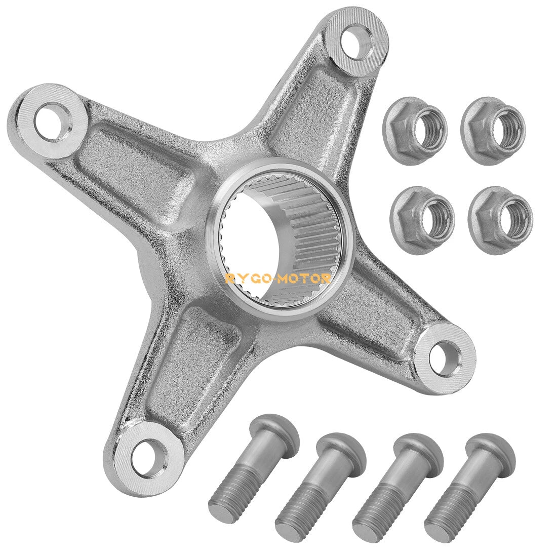 Rear Axle Sprocket Mount Hub Collar Holder Kit for Yamaha YFZ450 Raptor 700 (2004–2023)
