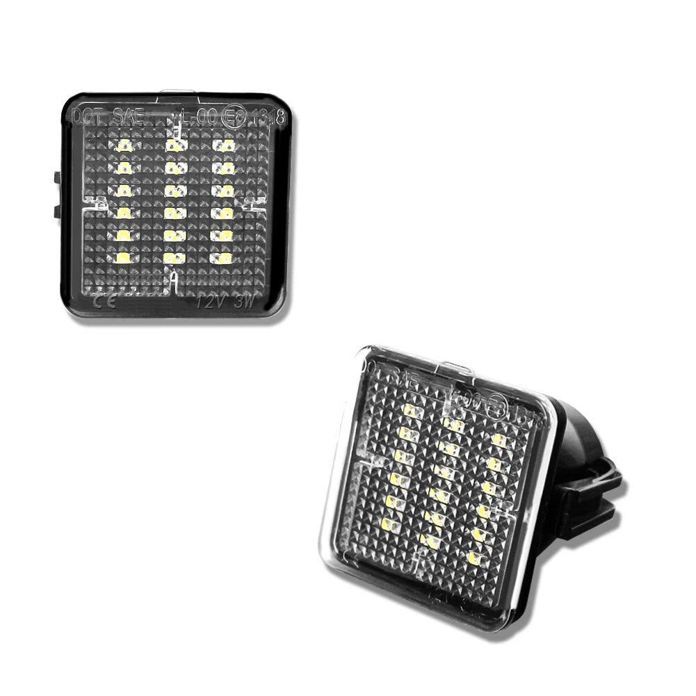 Set of 2 Full LED White License Plate Lights for Toyota Tundra (2015–2019)