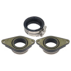 3 x Motorcycle Carburetor Intake Manifold Boots for Honda VTX1300 (2003-2009)
