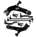 Set of 8 Front Tie Rod Ends and Ball Joints for Toyota RAV4 (2006–2018)
