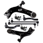 Set of 8 Front Tie Rod Ends and Ball Joints for Toyota RAV4 (2006–2018)