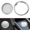 Ignition Push Button Cover Sticker for Audi A4 A5 A6 Q5 (2017–2024)