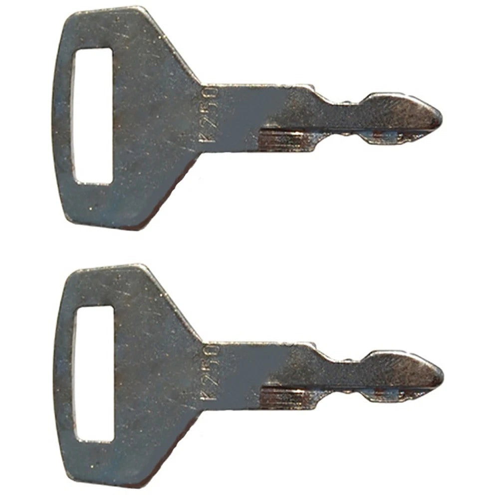 2X Kobelco Excavator Keys for Kawasaki (Fits Many Models)