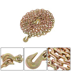 Set of 2 Steel Chain and Bundle Kit 5/16"-3/8" G80 7100lbs