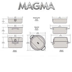 10 Piece Stainless Steel Nesting Cookware Set A10-360L-IND