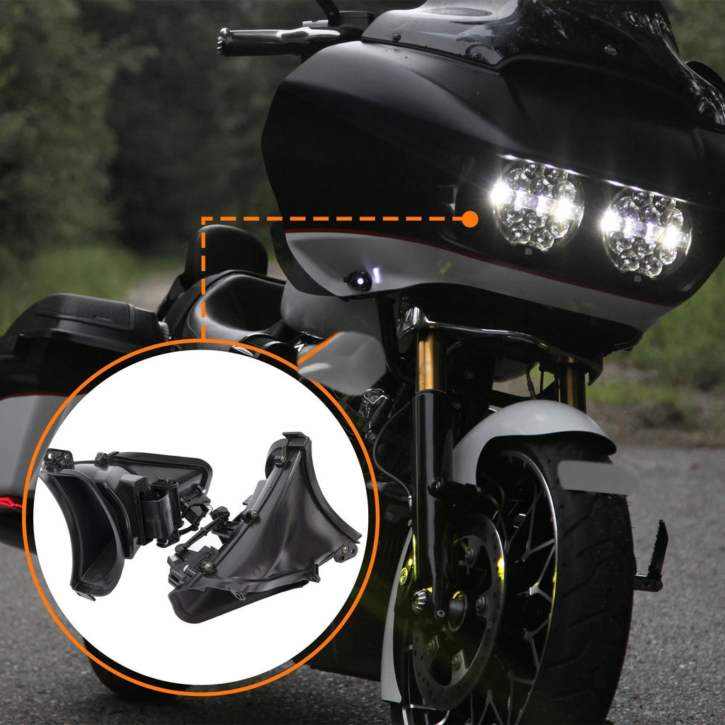 Black Fairing Air Duct for Harley Touring CVO FLTRXSE (2014–2017)